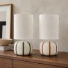 MALORY - LAMPE BOULE LIGNÉE 43CM - HOME EDELWEISS