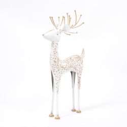 NOELINE CERF BLANC/OR M -...