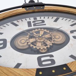 WOODWTOCK - HORLOGE GOUSSET OVALE 65CM - HOME EDELWEISS