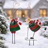 CHRISTMAS - CERF NOËL PIQUE JARDIN XL 123CM - HOME EDELWEISS