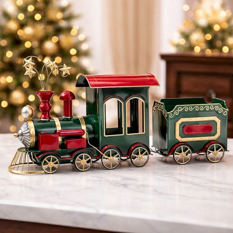 CHRISTMAS TRAIN 86CM - HOME EDELWEISS