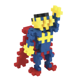 TUBE SUPER-HÉROS - JEU DE CONSTRUCTION - 100 PIÈCES - KONTIKI