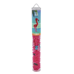 TUBE FLAMENT ROSE - JEU DE CONSTRUCTION - 100 PIÈCES - KONTIKI