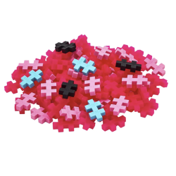 TUBE FLAMENT ROSE - JEU DE CONSTRUCTION - 100 PIÈCES - KONTIKI