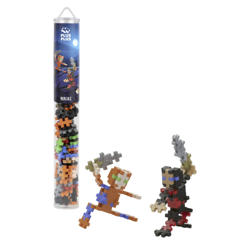 TUBE NINJAS - JEU DE CONSTRUCTION - 100 PIÈCES - KONTIKI