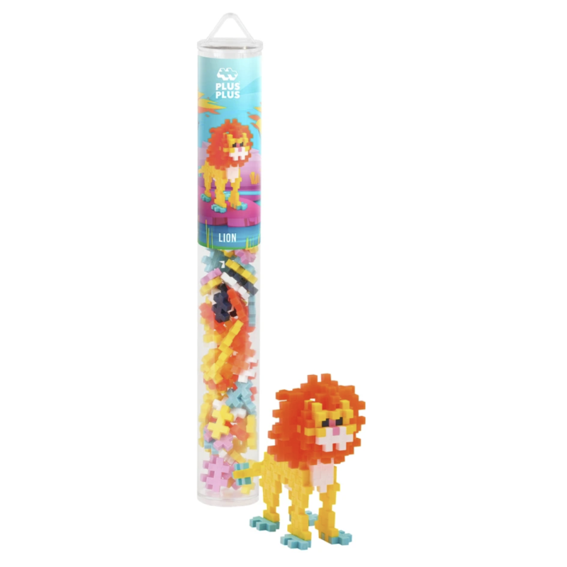 TUBE LION - JEU DE CONSTRUCTION - 100 PIÈCES - KONTIKI