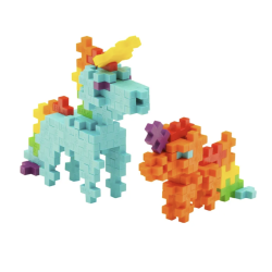 TUBE LICORNE ARC-EN-CIEL - JEU DE CONSTRUCTION - 100 PIÈCES - KONTIKI