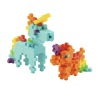 TUBE LICORNE ARC-EN-CIEL - JEU DE CONSTRUCTION - 100 PIÈCES - KONTIKI