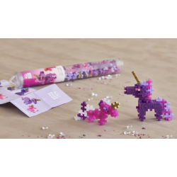 TUBE LICORNE PAILLETTES - JEU DE CONSTRUCTION - 100 PIÈCES - KONTIKI