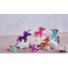 TUBE LICORNE PERLE - JEU DE CONSTRUCTION - 100 PIÈCES - KONTIKI