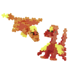 TUBE DRAGON DE FEU - JEU DE CONSTRUCTION - 100 PIÈCES - KONTIKI