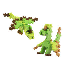 TUBE DRAGON DE TERRE - JEU DE CONSTRUCTION - 100 PIÈCES - KONTIKI