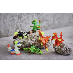 TUBE DRAGON LUMINEUX - JEU DE CONSTRUCTION - 100 PIÈCES - KONTIKI