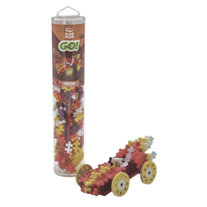 TUBE VOITURE FEU - JEU DE CONSTRUCTION - 200 PIÈCES - KONTIKI
