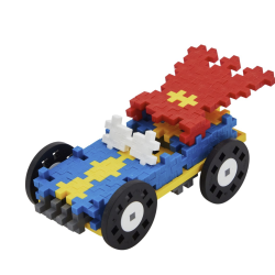 TUBE VOITURE SUPER HÉROS - JEU DE CONSTRUCTION - 200 PIÈCES - KONTIKI