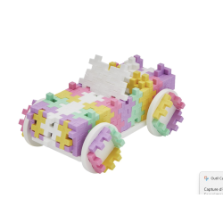 MEGA TUBE VOITURE BONBON - JEU DE CONSTRUCTION - 240 PIÈCES - KONTIKI
