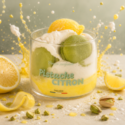 BOUGIE 2 MÈCHES - PISTACHE CITRON - PEAU D'ÂNE