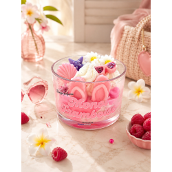 BOUGIE  - MONOÏ FRAMBOISE - PEAU D'ÂNE