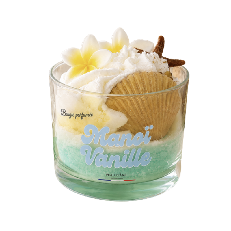BOUGIE  - MONOÏ VANILLE - PEAU D'ÂNE