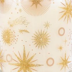 Bougie parfumée en verre - Décor étoile - 450G