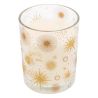 Bougie parfumée en verre - Décor étoile - 450G