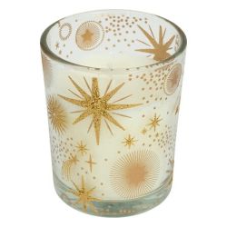 Bougie parfumée en verre -...