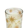Bougie parfumée en verre - Décor étoile - 60G