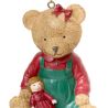 Suspension de Noël en résine - Ourson Jouet - 8cm