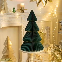 Sapin Origami en papier - Shapu Vert - H60cm