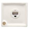Décoration lumineuse LED en céramique - Maison de Noël - H18cm