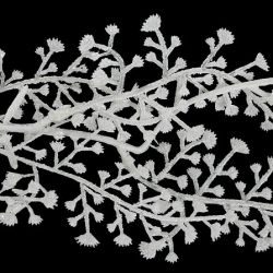 Guirlande de Noël - Liane 180cm blanche en plastique