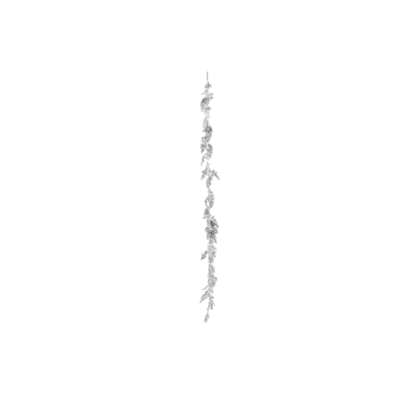 Guirlande de Noël - Liane 180cm blanche en plastique