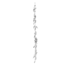 Guirlande de Noël - Liane 180cm blanche en plastique