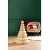 Sapin Origami en papier écru - H90cm