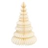 Sapin Origami en papier écru - H90cm