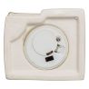 Maison lumineuse LED en céramique blanche - H16.8cm
