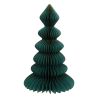 Sapin origami en papier vert - H180cm