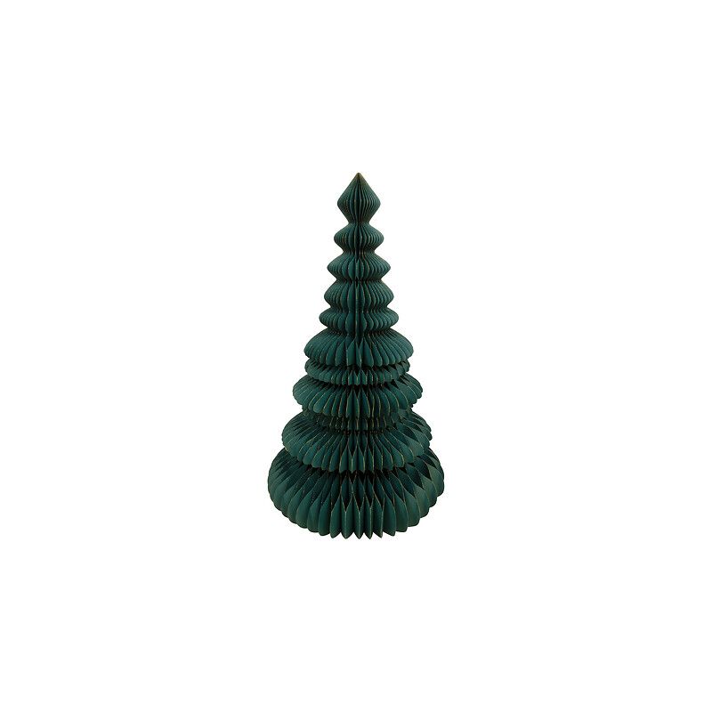 Sapin origami en papier vert - H180cm