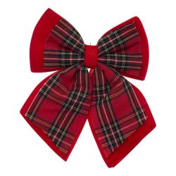 Nœud en velours - Tartan...