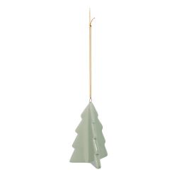 Suspension de Noël - Sapin en céramique blanc OU vert - H9cm
