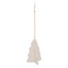 Suspension de Noël - Sapin en céramique blanc OU vert - H9cm