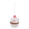 Suspension de Noël - Sujet Cupcake glaçage en résine - H9cm