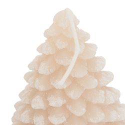Bougie Sapin verte OU blanche - 370g H15cm