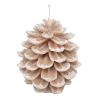 Bougie Pomme de Pin avec neige - H15.5cm 560g