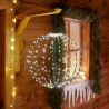Boule lumineuse 256 LED blanc chaud intérieure/extérieure - D40cm