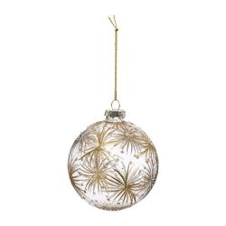 Boule de Noël en verre -...