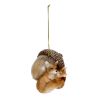Suspension de Noël en résine - Gland & Renards OU Champignons & Hérissons - 10cm