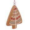 Suspension de Noël en résine - Set de 3 Sujets Biscuits de Noël - 8cm