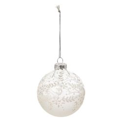 Boule de Noël en verre -...