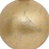 Boule de Noël en polystyrène - Doré effet métal - D15cm